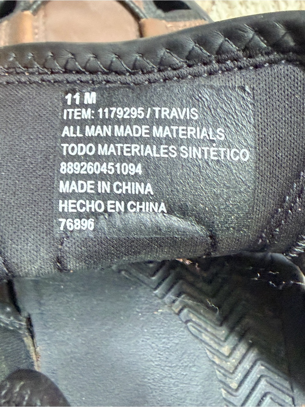 Khombu Brown & Black Travis Hiking Men's Fisherman Sandals w Toggle Lacing 11M - Picture 12 of 12